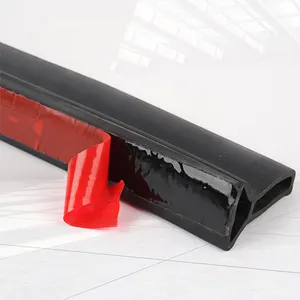 1m Black Silicone Shower Threshold Water Barrier Water Dam Collapsible Bath Shower Barrier Shower Water Barrier