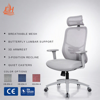 Nouvelle Chaise Ergonomique en Maille Design Innovant, Dossier à Verrouillage 3 Positions, Piston à Gaz Classe 3 80mm, Base en Nylon Noir, Siège de Bureau Personnalisable OEM