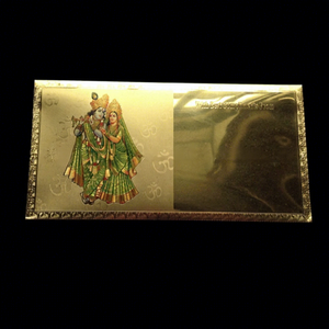 Buste Regalo per Matrimoni Indiani con Foglia d'Oro, Impermeabili in PET, Stampa UV Retrò, Regali Promozionali - Product Image 5