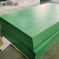 Plaques en plastique rondes solides en polyamide nylon MC901 bleu et blanc autolubrifiantes