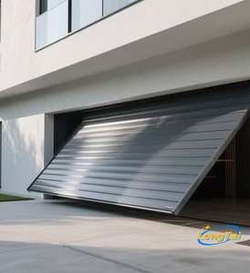 LONG TAI Sunnysky Portes de <span class=keywords><strong>garage</strong></span> à rabat sectionnel motorisées en aluminium encadrées en verre pour double entrée de voiture pour l'extérieur et les garages de villa - Product Image 5