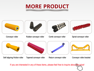 Nouveau Rouleau de Convoyeur Industriel <span class=keywords><strong>Gento</strong></span> pour Exploitation Minière, Rouleau Porteur en Acier pour Tapis Roulant, Acier au Carbone, Résistant au Feu, à la Chaleur et à l'Huile (Normes ISO/DIN) - Product Image 4