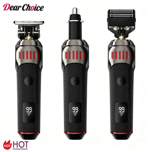 Cortadora <span class=keywords><strong>de</strong></span> Pelo Profesional Inalámbrica para Salón, <span class=keywords><strong>Recortadora</strong></span> Eléctrica para Barberos y Hombres, con Pantalla LED Inteligente, Recargable, 3 Horas <span class=keywords><strong>de</strong></span> Autonomía - Product Image 1