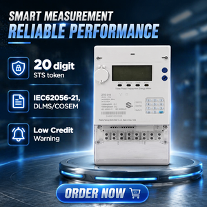 Contatore Elettrico Digitale Prepagato Trifase a Quattro Fili Tepsung ZTE-310 con Tastiera Intelligente, Classe 1.0 - Product Image 1