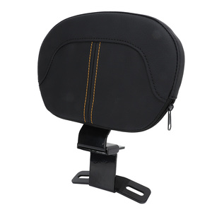 Appui-dos de siège passager pour moto, confortable, support solide, équilibre stable, amovible, universel pour moto, jaune - Product Image 1