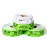 Billets de loterie à gratter personnalisés, billets de jeu en carton, personnalisation de boîtes, billets en papier kraft/art en rouleaux