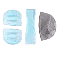 Chapeau pour le soulagement de microfibres, soins de la tête, fournitures de thérapie, rééducation, soulagement de la clavicule, bandeau de thérapie froide