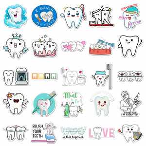 50 Creative Cartoon <b>Cute</b> Eco-Friendly Waterproof PVC <b>Notebook</b> Stickers with Matte Finish for Home Decoration - Product Image 4