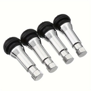 Tiges de valve tubeless Tr414ac avec noyaux de valve pour la réparation et le remplacement des pneus de voiture, en caoutchouc de type American Mouth - Product Image 5