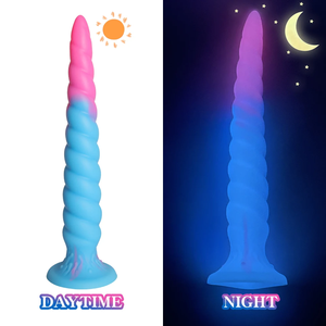 Long <strong>Silicone</strong> Luminous Anal Plug Huge <strong>Dildo</strong> Butt Plugs With Suction Cup Gay Anus Dilator Prostate Massage <strong>Sex</strong> <strong>Toys</strong> for Men Woman - Product Image 6