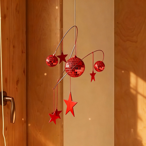 Gương phản chiếu Bóng xốp LED nhiều màu sắc Trang trí Giáng sinh cho đồ trang trí tiệc tùng Handmade - Product Image 4