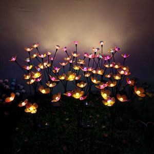 Petite Boule Blanche Fleur Étanche LED Décoration de Jardin Lumière Nouvelle Balançoire Solaire Lumière pour Pelouse Cour <span class=keywords><strong>Paysage</strong></span> - Product Image 6