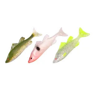 OEM Soft Fishing Lures EGI Fishing Accessories Japanese Plastic Soft Lure Bass Simulation Soft Bait Vibe Jelly Bait Jigging Lure