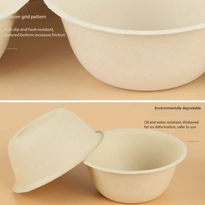 Bol à salade jetable écologique le plus vendu, conteneur personnalisé, boîte alimentaire biodégradable à emporter - Product Image 4