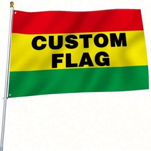 Factory Wholesale High Quality 100% Polyester 90x150cm Outdoor Custom Ethiopia <b>Flags</b>, Banners - Product Image 1