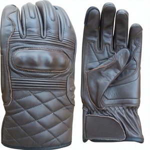 Guantes cortos de moto de cuero de vaca, los más vendidos, con nudillos reforzados, Australia 2026 - Product Image 1