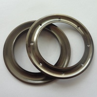 40mm Nickel Brass Gun Anneaux de rideau à oeillets en laiton noir