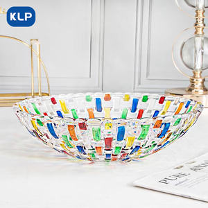 Fabricant de <span class=keywords><strong>verrerie</strong></span> sur mesure, fourni directement par l'usine, boîte à bonbons en cristal, pots à noix en verre tissé - Product Image 4