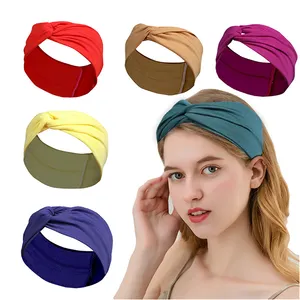 Pañuelo personalizado para mujer, pañuelo para la cabeza, accesorios para el cabello, diadema elástica, barato