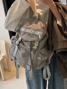 Durable Oxford Fabric Zipper Lightweight Foldable Water-Proof Adjustable Strap Large Capacity Multifunctional Travel <b>Backpack</b> - Product Image 5