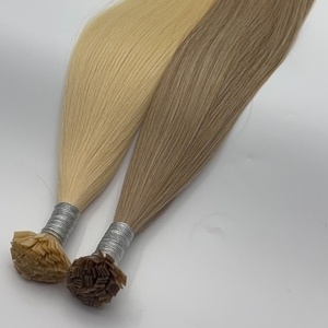 Extensions de cheveux naturels européens Starose, double épaisseur, pointe plate, cuticules intactes, extensions à la kératine - Product Image 4