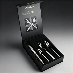 Boîtes magnétiques de luxe personnalisées, emballage rigide, boîte cadeau avec estampage à chaud, revêtement UV, insert découpé pour ensemble de couverts, emballage de cuillères - Product Image 4