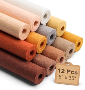 Feuilles de <span class=keywords><strong>feutre</strong></span> artisanal découpables personnalisables de grande taille, multicolores, tissu de patchwork pour couture, <span class=keywords><strong>feutre</strong></span> non tissé - Product Image 4