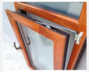 龙泰 (Rokee) 隔音铝包木窗，带双层玻璃倾斜和转向窗