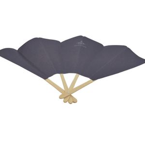 Éventail pliant artisanal en bambou à 4 baleines, mini, imprimé et peint sur mesure, motif ange - Product Image 5