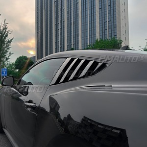 For Ford Mustang MK7 2024+ Car Rear Triangle <b>Window</b> Shark Cheek Trim Body Kit Rear Side Vent <b>Window</b> Trim <b>Cover</b> Modification Part - Product Image 4