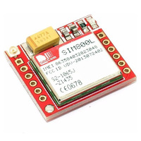 Module GPS SIM800L avec carte adaptateur GSM quadri-bande GPRS 850/900/1800/1900MHz emplacement pour carte SIM antenne intégrée 3.7 ~ 4.2V