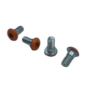 Vis autotaraudeuses à tête bouton en acier inoxydable sur mesure, plaquées zinc jaune, à tête ronde, avec col renforcé, pour silos - Product Image 6