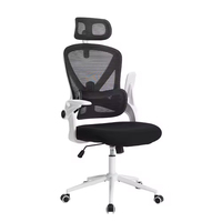 Chaise de bureau ergonomique de direction à dossier haut, respirante, réglable en hauteur, de haute qualité, pour bureau