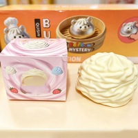 Jouets Tactiles Tendances en Gros : Squishies Kawaii Crème Fouettée à Remontée Lente, Jouets Apaisants Anti-Stress à Presser pour Enfants