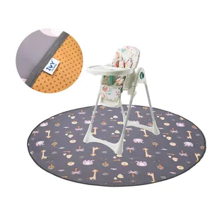 Waterproof Anti-slip Picnic Mat Baby Feeding Table Cloth For Under High Chair Splat Floor Mat