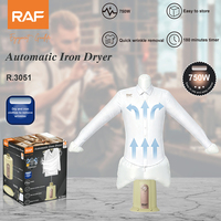 Secadora de Ropa Automática RAF R.3051, 750W, Plancha con Temporizador de 180 Minutos, Eliminación Rápida de Arrugas, Fácil Almacenamiento, Máquina para el Cuidado de la Ropa