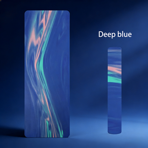 Tapete de Ejercicio Deep <span class=keywords><strong>Blue</strong></span> Fitness, Textura Antideslizante y Resistente al Agua, Mayor Soporte y Protección para las Articulaciones - Product Image 2