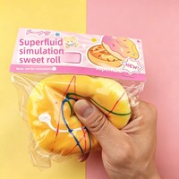 Stressabbau-Gummispielzeug Squishy Donut 3C Greifspielzeug Geschenk Quetsch- und Entspannungsspielzeug Unisex Jugendspielzeug