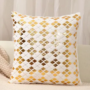 Provide Free Samples Square Cushion Cover Custom Size Super Soft Pillow Cover