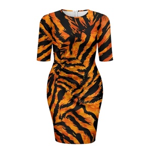 Đầm bó sát gợi cảm họa tiết da báo, chất liệu thoáng khí, kiểu dáng dễ thương, nhận đơn hàng nhỏ, phản hồi nhanh, có tính năng giặt được. - Product Image 4