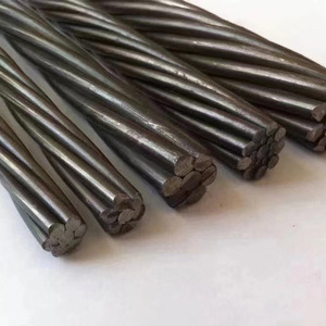 โครงสร้างเหล็ก1*7เส้นเกลียวเหล็กขนาด1860 MPa15.24มม. เส้นลวดเหล็กพีซีสำหรับการก่อสร้าง - Product Image 1