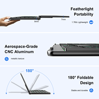Nuevo Monitor de Teclado de 13 Pulgadas, 100 Teclas, Pantalla Táctil de 10 Puntos, Gama de Color SRGB del 99%, Plegable 180°, Conexión USB con un Solo Cable