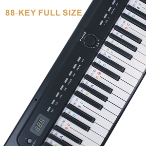 Wholesale Reusable Silicone Piano Key Labels No‑Glue Detachable Keyboard Note Stickers For Piano Learning Supplies - Product Image 4