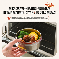 Boîte alimentaire en acier inoxydable 304 avec couvercle en silicone coloré, anti-fuite, hermétique, micro-ondable, pour bébé, boîte à bento, conteneur à collation