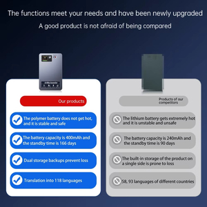 Enregistreur vocal AI 152 langues, 64 Go de mémoire, 400 mAh, pour cours et réunions, avec fixation magnétique pour <span class=keywords><strong>iPhone</strong></span> - Product Image 4