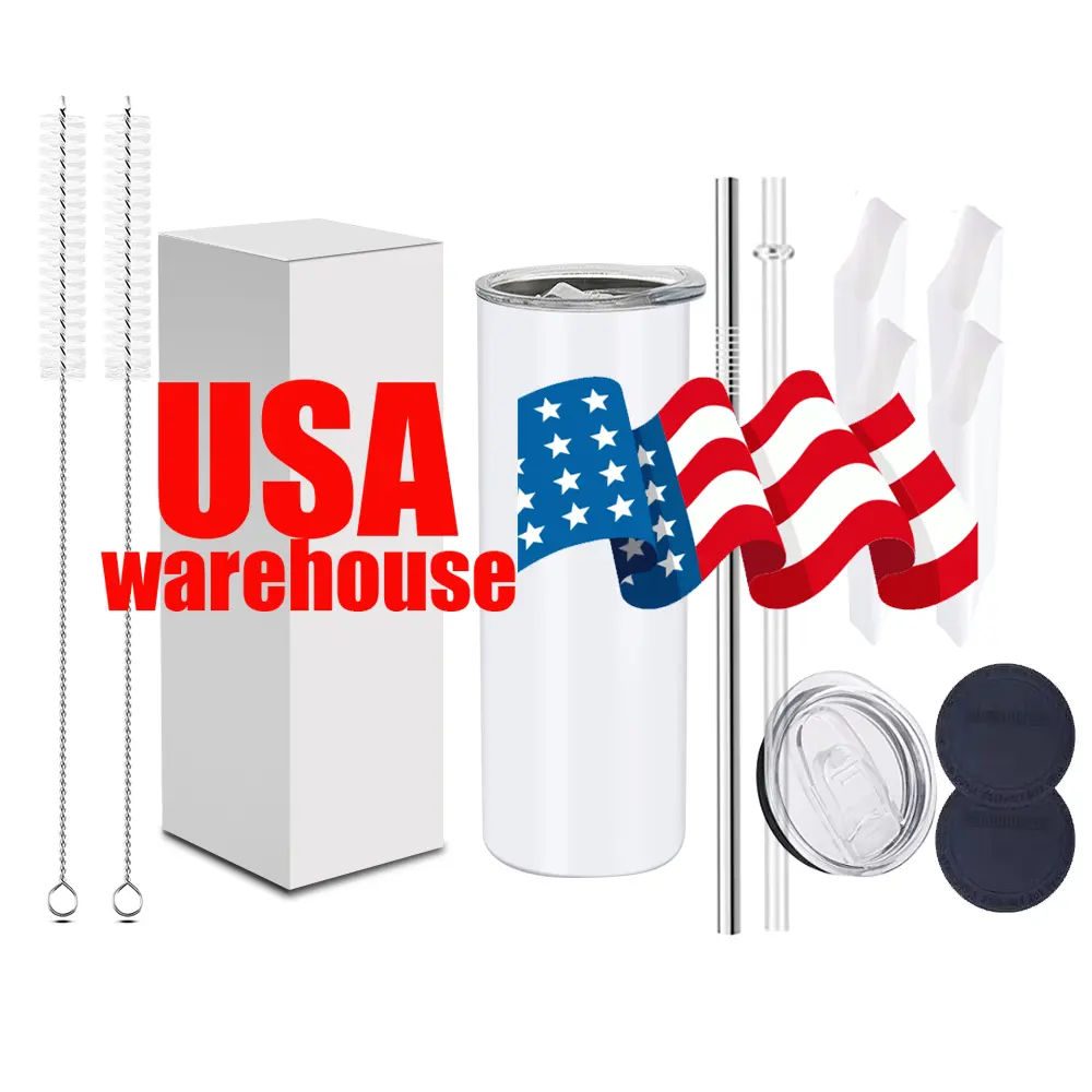 USwarehouse: フルタイプUs Warehouse昇華ブランク真空断熱ストレートスキニータンブラーおよび昇華製品