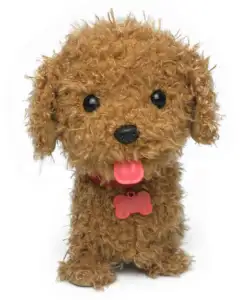 Özelleştirilmiş elektrikli uzaktan kumanda yavru köpek oyuncak peluş simülasyon Pet köpek Bark Bark Wag kuyruk özellikleri ile çocuk hediye