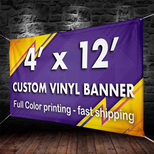 Drapeaux promotionnels personnalisés QM, impression sérigraphique, bannière publicitaire en polyester pour la plage avec logo - Product Image 2