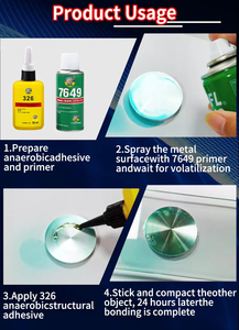 Adhésif anaérobie MKX51 GUOELEPHANT 326 50ml, viscosité moyenne, colle structurelle haute résistance pour l'assemblage de pièces de précision - Product Image 4