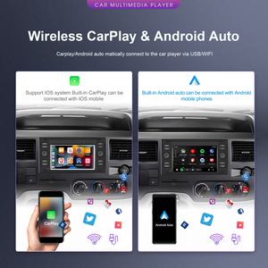 Podofo 7 pouces Android <span class=keywords><strong>autoradio</strong></span> sans fil Carplay Android Auto GPS WIFI BT FM EQ écran tactile <span class=keywords><strong>autoradio</strong></span> pour <span class=keywords><strong>Ford</strong></span> <span class=keywords><strong>Transit</strong></span> - Product Image 2